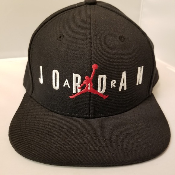 Nike YOUTH‎ Air Jordan Jumpman Strapback Cap Hat Classic Retro Slouch - Picture 1 of 9